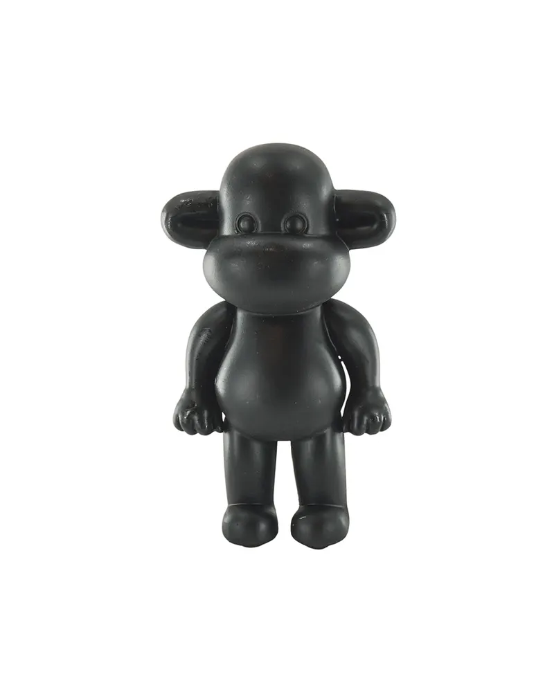 Dekofigur „The Legend“, Affe aus Polyresin von Housevitamin in Schwarz, 20,5 × 13,5 × 35 cm, Ansicht 1