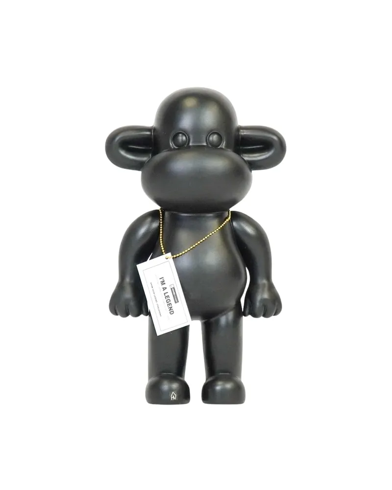 Dekofigur „The Legend“, Affe aus Polyresin von Housevitamin in Schwarz, 20,5 × 13,5 × 35 cm, Ansicht 8