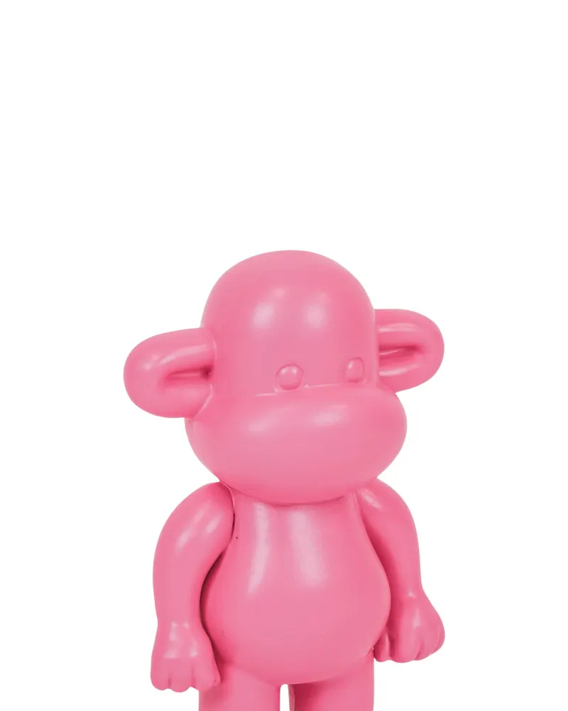 Dekofigur „The Legend“, Affe aus Polyresin von Housevitamin in Rosa, 11 × 7 × 19 cm, Ansicht 7