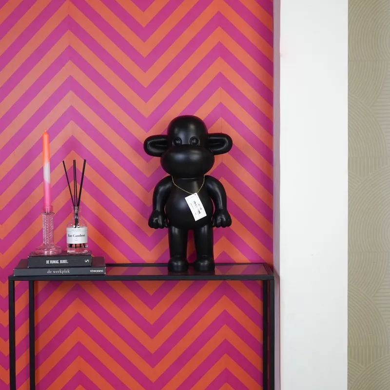 Dekofigur „The Legend“, Affe aus Polyresin von Housevitamin in Schwarz, 33 × 21 × 50 cm, Ansicht 4