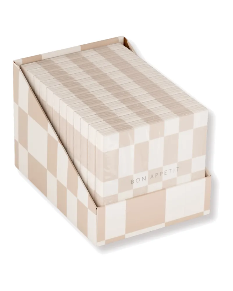 Bon-Appetit-Servietten aus Papier, 3-lagig, 33 × 33 cm von Housevitamin in Beige, Ansicht 2