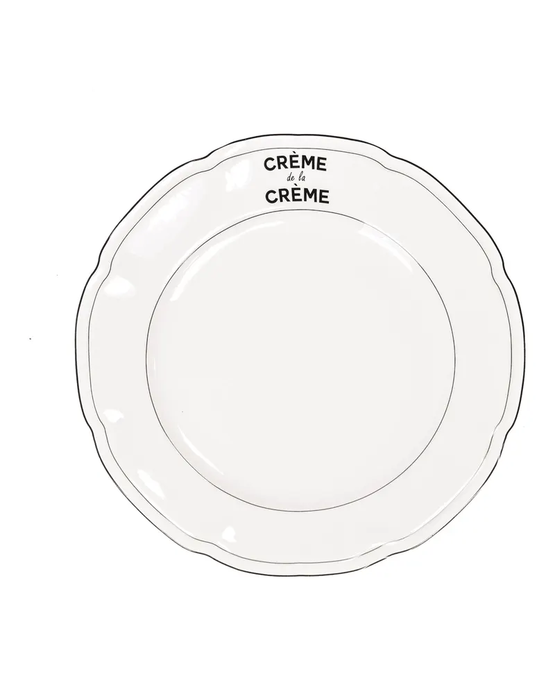Teller „Creme de la Creme“ aus New Bone China von Housevitamin, Ansicht 1