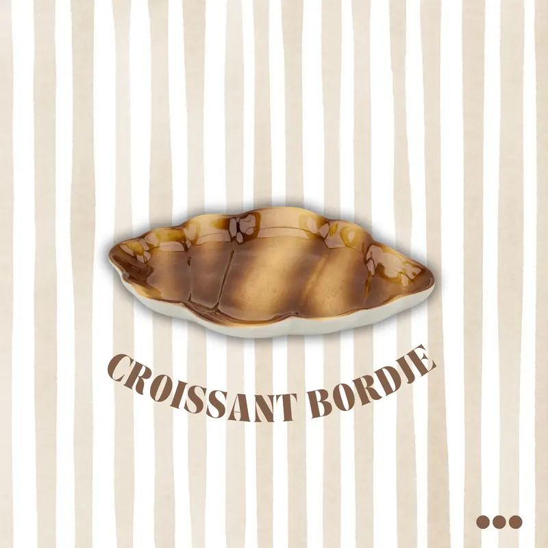 Croissant-Teller aus Dolomit in warmem Braun von Housevitamin in Braun, 20 × 13,5 × 3 cm, Ansicht 3