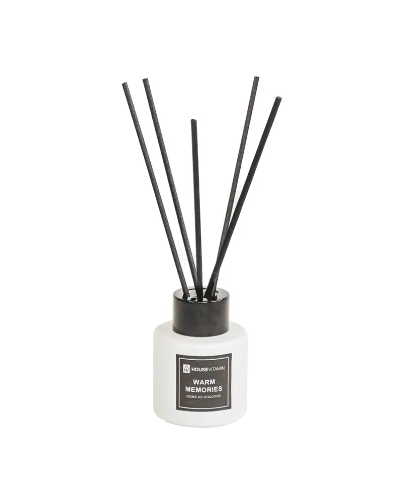 Raumduft-Diffuser Warm Memories mit Feigenduft aus Glas von Housevitamin, 4 × 4 × 17 cm, Ansicht 2