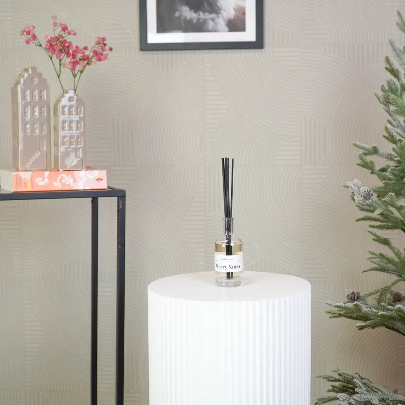 Weihnachts-Raumduft Merry Xmas aus Glas mit Apfel-Zimt-Duft von Housevitamin, Ansicht 4
