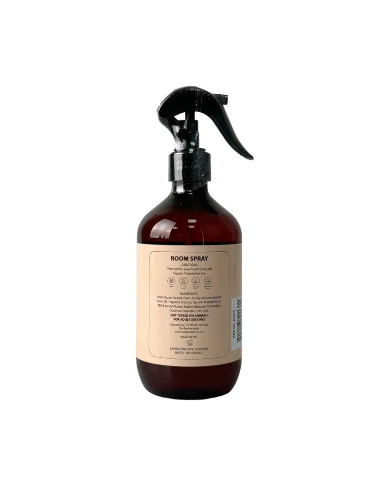 Raumspray mit Amberduft und bunter Kunststoff-Pumpflasche von Housevitamin, Ansicht 3