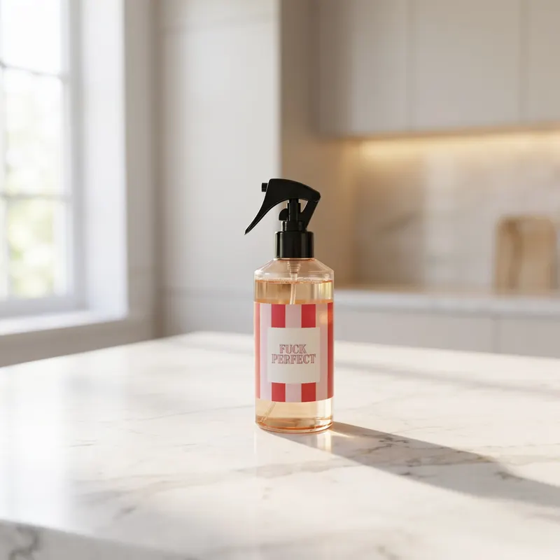 Raumspray Fuck Perfect mit Bergamottduft in Kunststoffflasche von Housevitamin, 6,5 × 19 cm, Ansicht 2