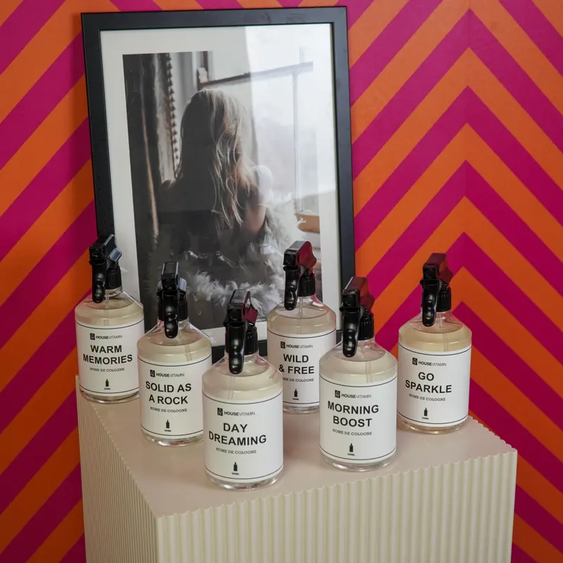 Raumspray Morning Boost mit frischem Wäscheduft, 500 ml von Housevitamin in Schwarz-weiß, Ansicht 5