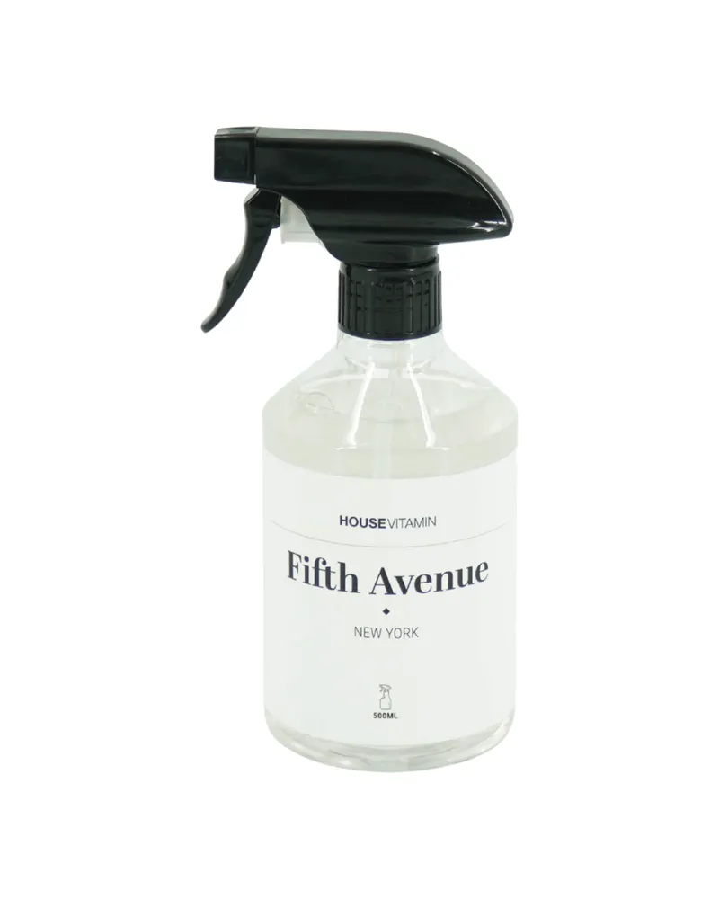 Raumspray New York mit holzigem Duft, 500 ml, Schwarz-weiß
