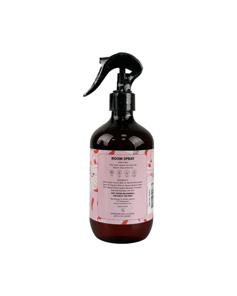 Raumspray Peony Blush mit Pfingstrosenduft von Housevitamin, 7 × 7 × 21,5 cm, Ansicht 2