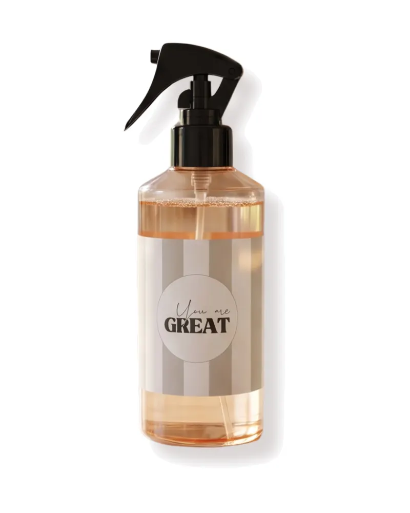 Raumspray „You are Great“ mit Sprühkopf aus Kunststoff, Beige