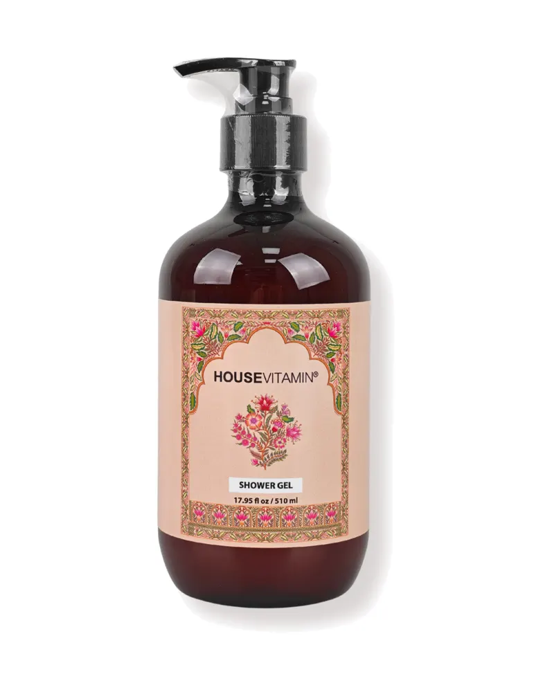 Duschgel Amber mit veganer Formel in 510-ml-Pumpflasche von Housevitamin, 510 ml, Ansicht 1