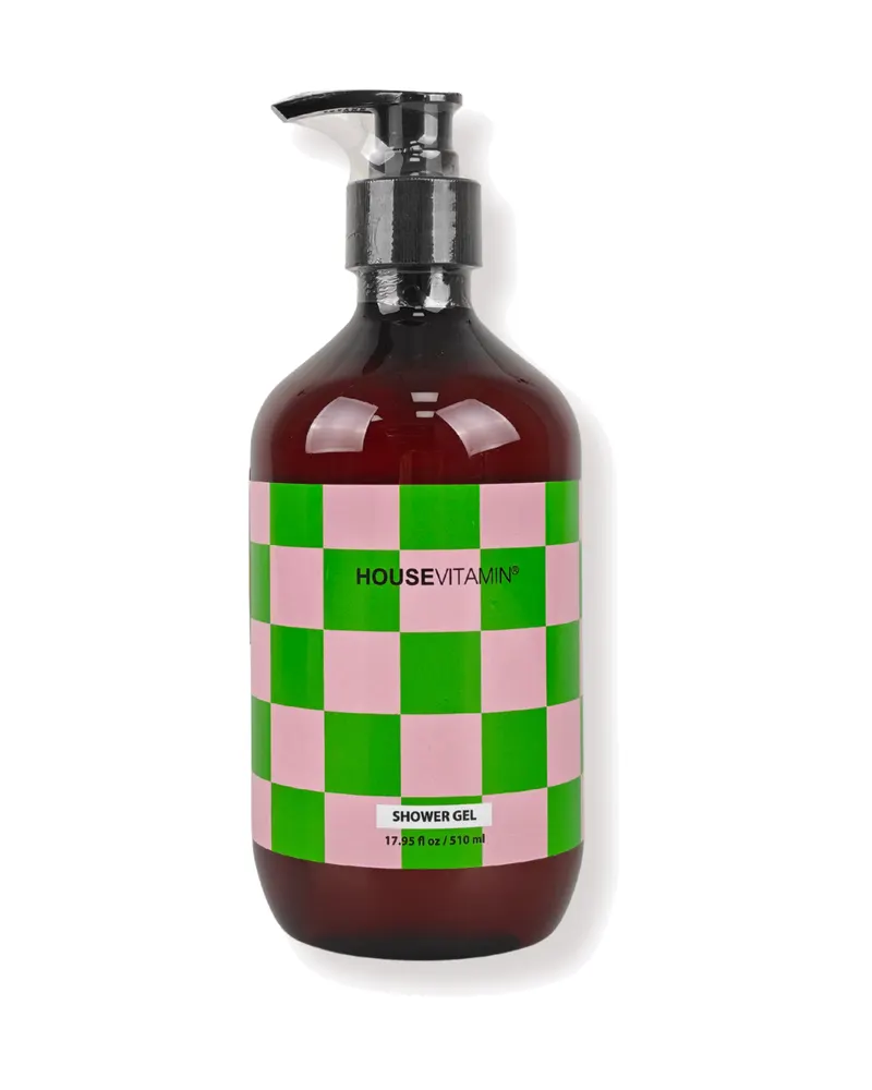 Veganes Duschgel mit Gurkenduft in Pumpflasche, 510 ml von Housevitamin, Ansicht 1