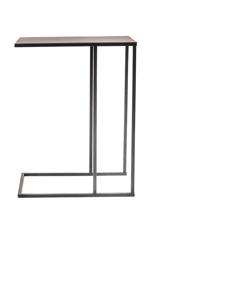 Beistelltisch aus Metall in Schwarz, 45 × 30 × 60 cm von Housevitamin in Schwarz, Ansicht 2