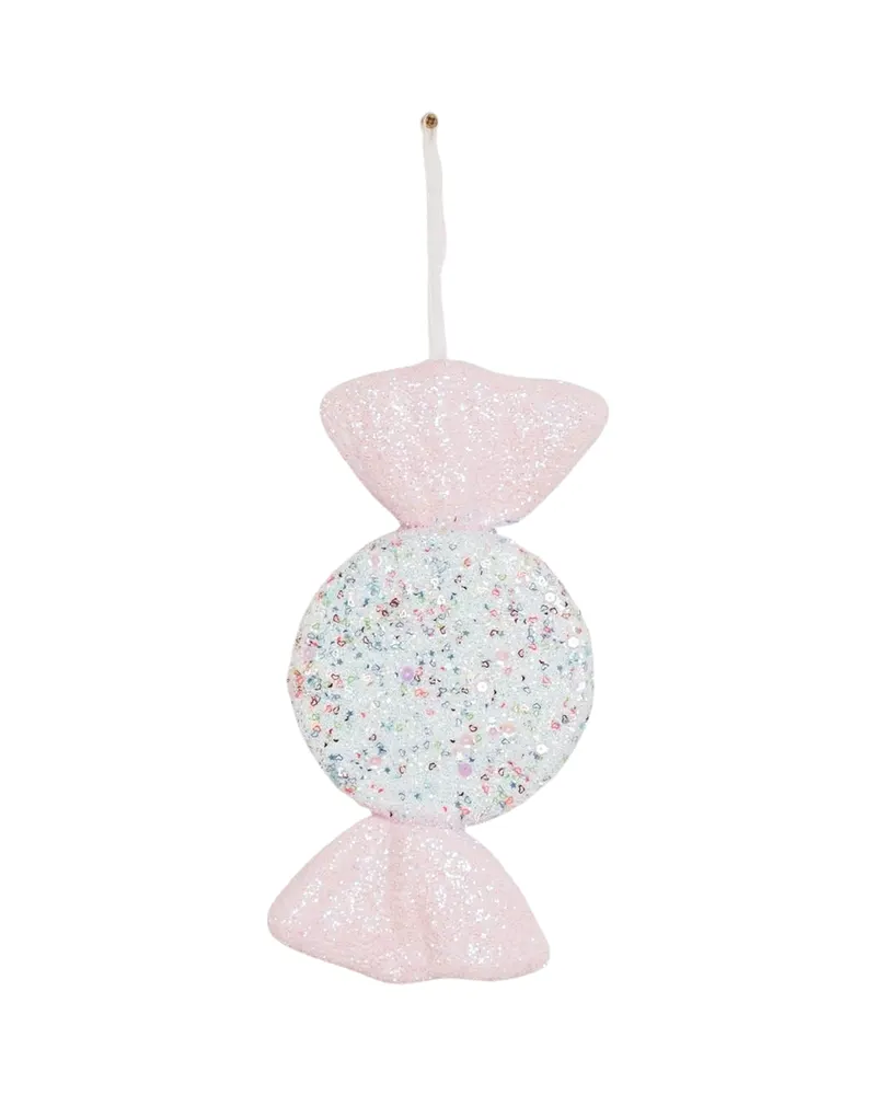 Weihnachtsanhänger Bonbon aus Schaumstoff, Rosa