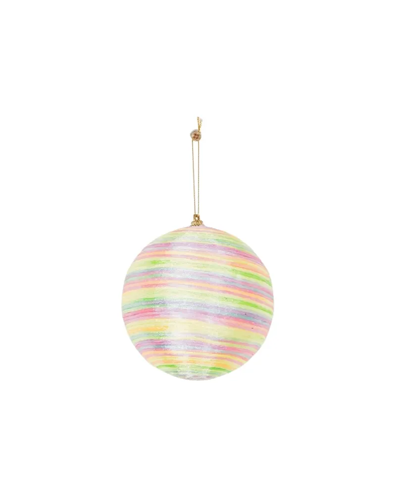 Weihnachtskugeln aus Schaumstoff in Neonfarben, 3er-Set von Housevitamin in Neonfarben, Ø 10 cm, Ansicht 3