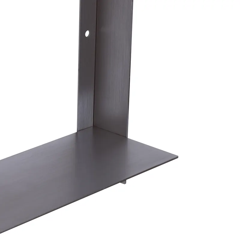 Hübsch Acier Regal in Gebürstetes Nickel, 41 × 11 × H 46 cm, Ansicht 4
