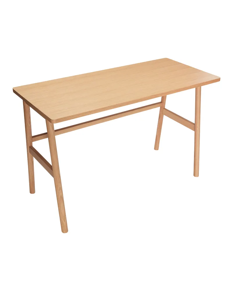 Hübsch Acorn Schreibtisch in Naturfarben, 120 × 55 × H 77 cm, Ansicht 2