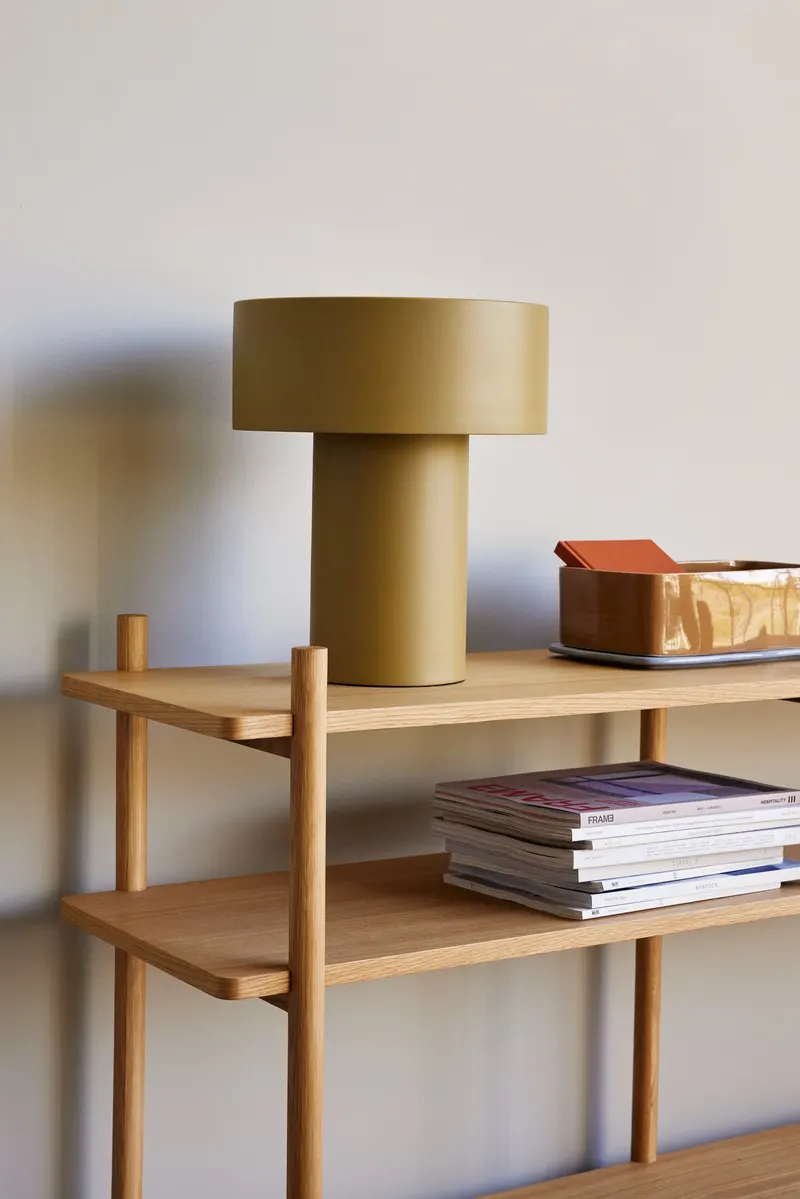 Hübsch Aki Tischleuchte in Khaki, Ø 30 × H 37 cm, Ansicht 9