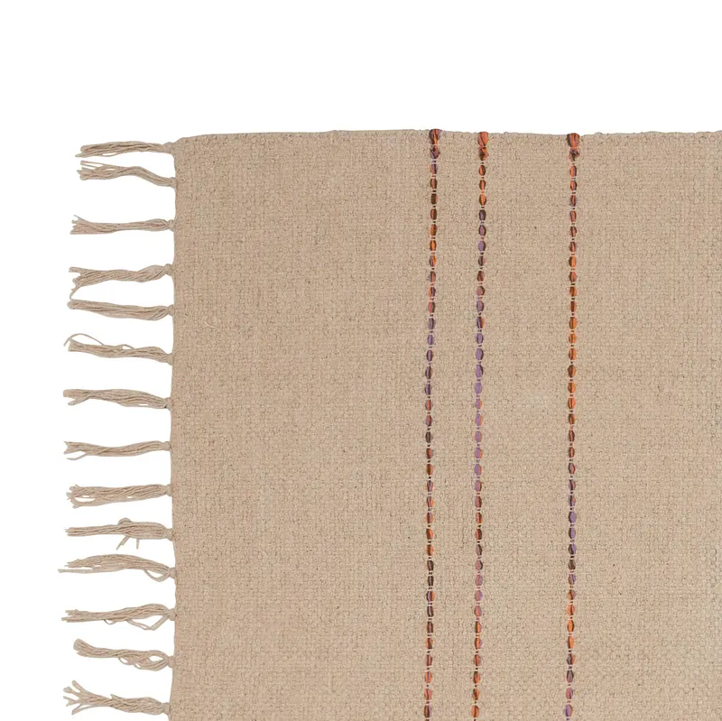 Hübsch Alba Teppichläufer in Braun, Orange, Lila und Sandfarben, 80 × 200 cm, Ansicht 2