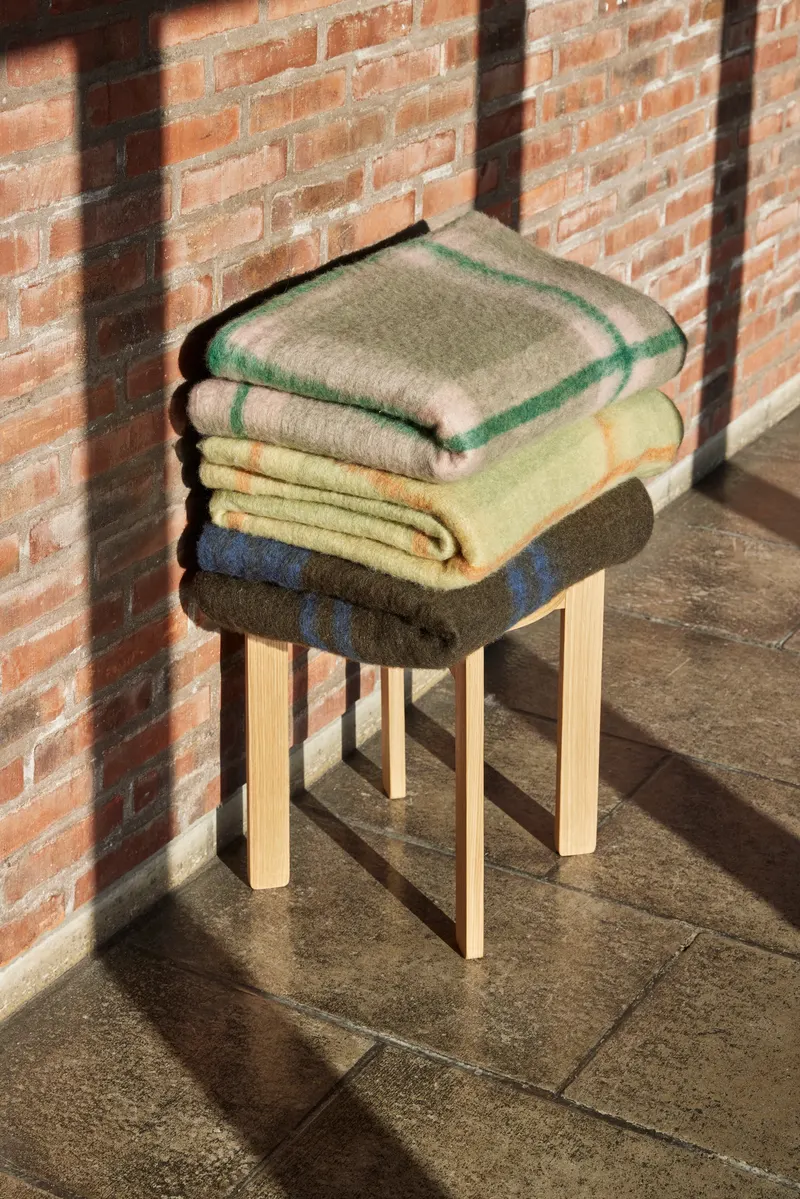 Hübsch Always Hocker in Naturfarben, Ø 45 × H 42 cm, Ansicht 5