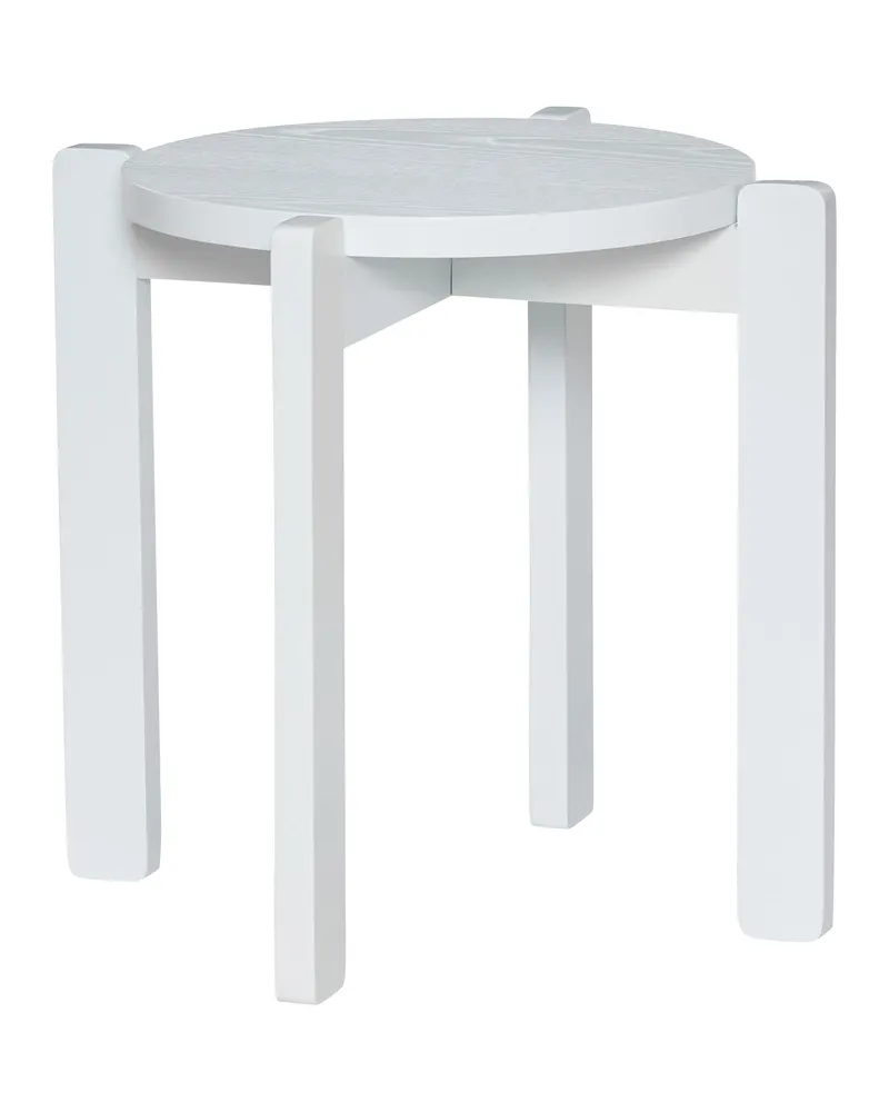 Hübsch Always Hocker in Hellgrau, Ø 45 × H 42 cm, Ansicht 2