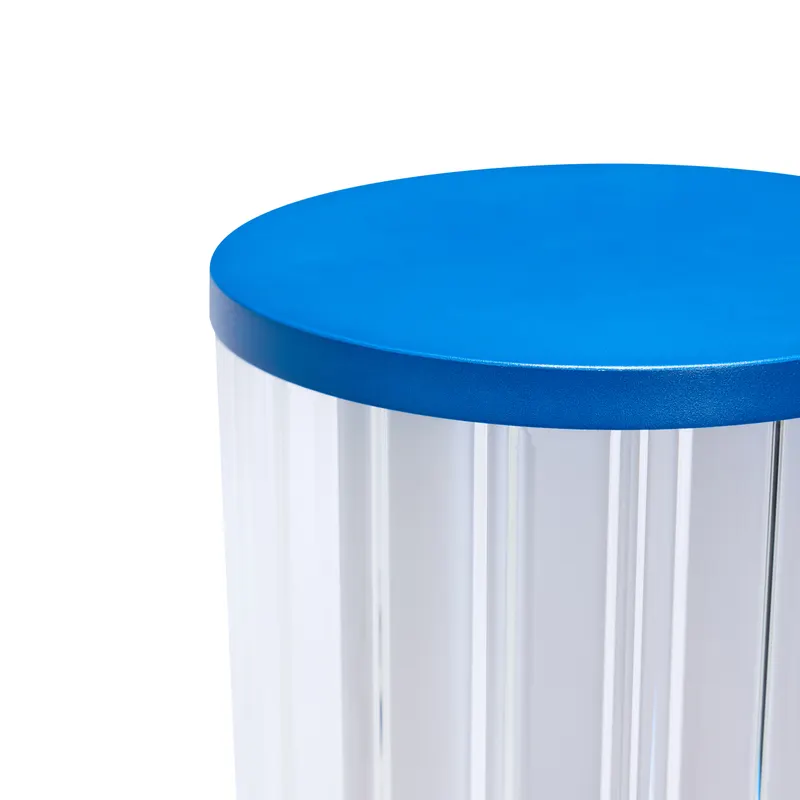 Hübsch Aru Tischleuchte in Blau, Ø 20 × H 30 cm, Ansicht 3