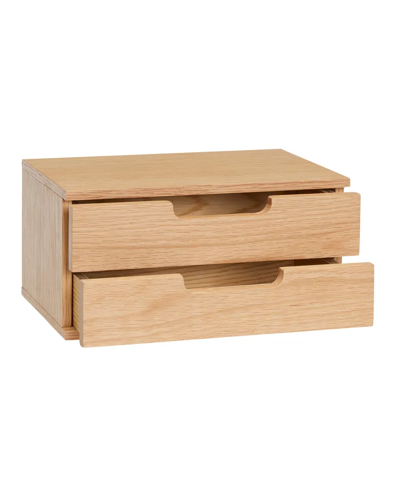Hübsch AtHand Regal in Naturfarben, 30 × 20 × H 15 cm, Ansicht 2