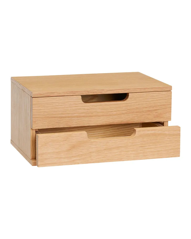 Hübsch AtHand Regal in Naturfarben, 30 × 20 × H 15 cm, Ansicht 3