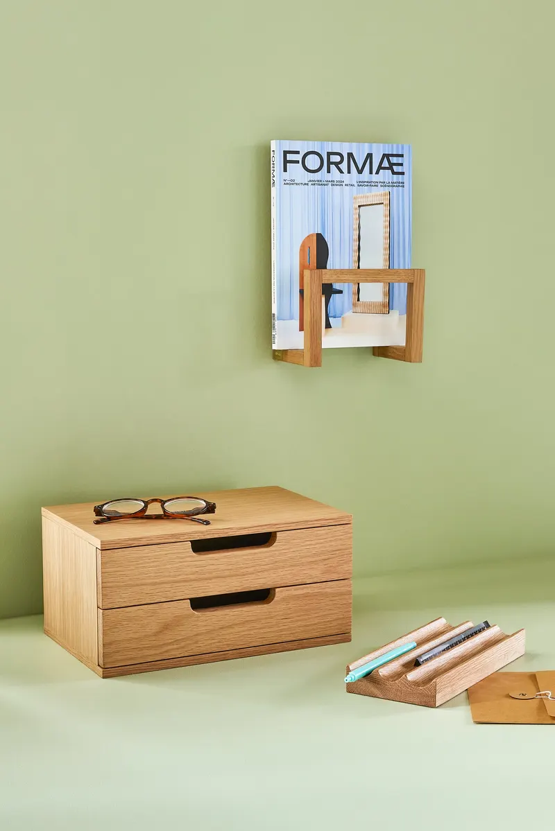 Hübsch AtHand Regal in Naturfarben, 30 × 20 × H 15 cm, Ansicht 6