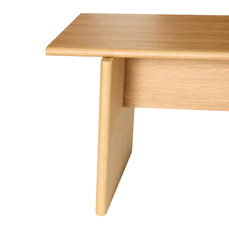 Hübsch Baenk Sitzbank in Naturfarben, 180 × 44 × H 48 cm, Ansicht 4