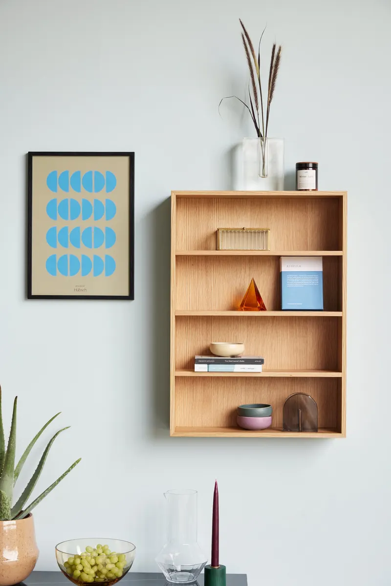 Hübsch Cubbie Regal in Naturfarben, 50 × 14 × H 70 cm, Ansicht 3