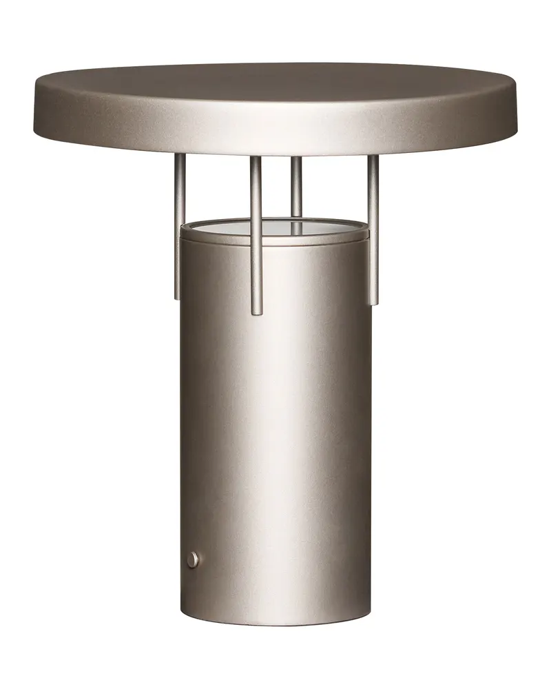 Hübsch BringMe Akku-Tischleuchte in Metallic-Sand, Ø 25 × H 28 cm, Ansicht 1