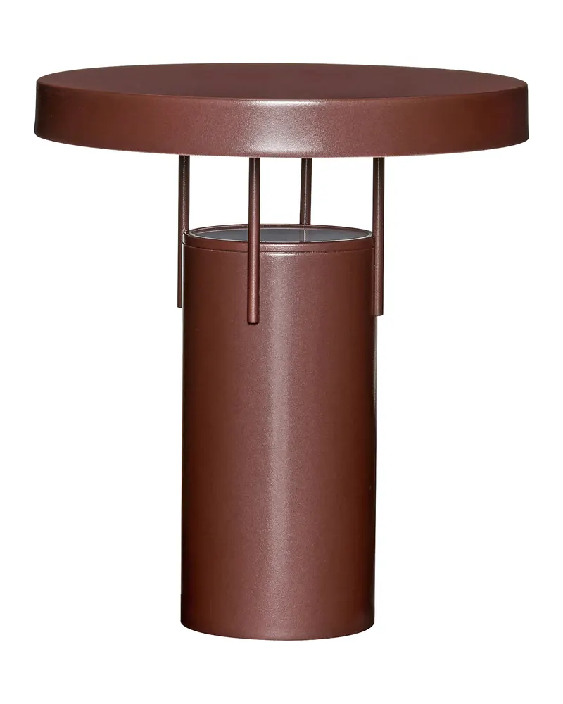 BringMe Akku-Tischleuchte aus Acryl und Eisen, Metallic Dunkelgrün