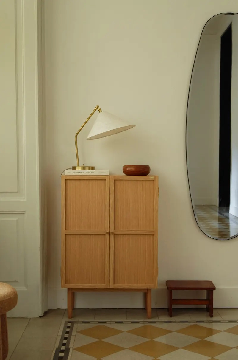 Hübsch Candour Schrank in Naturfarben, 60 × 27 × H 90 cm, Ansicht 12