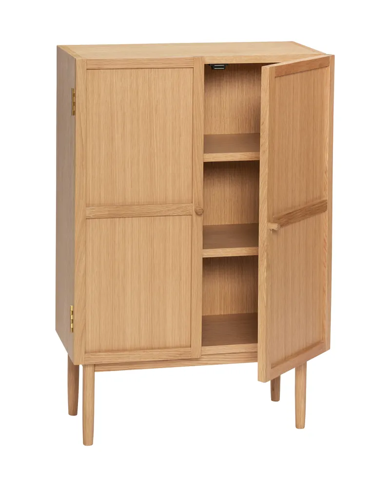 Hübsch Candour Schrank in Naturfarben, 60 × 27 × H 90 cm, Ansicht 2
