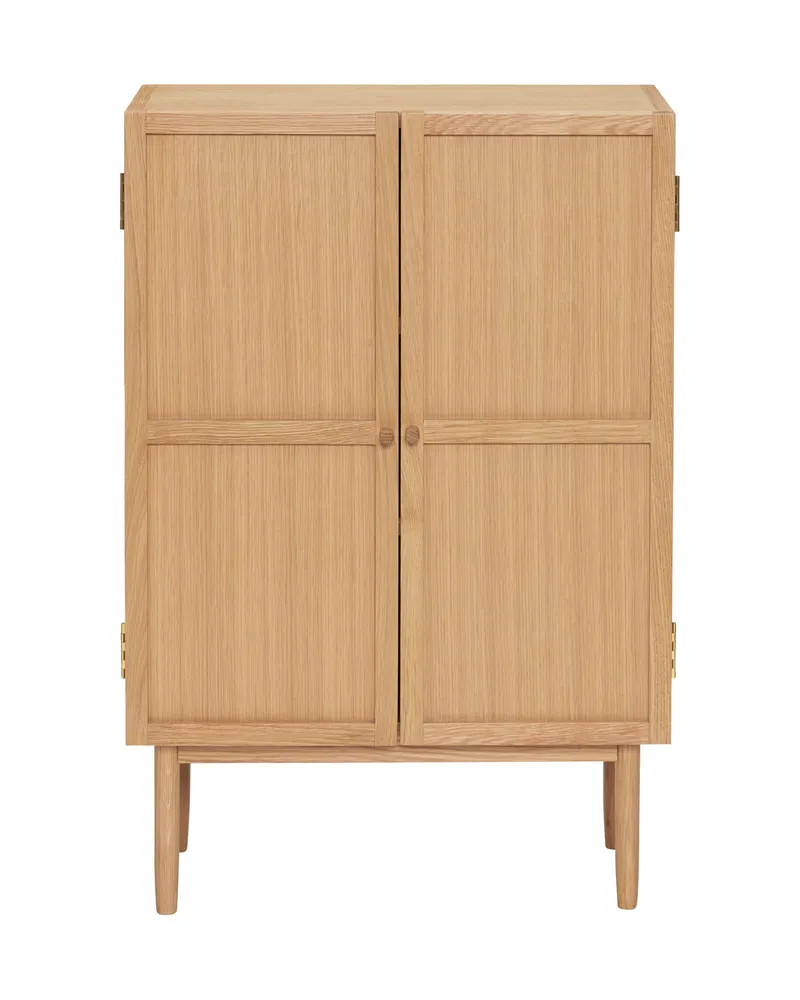 Hübsch Candour Schrank in Naturfarben, 60 × 27 × H 90 cm, Ansicht 3