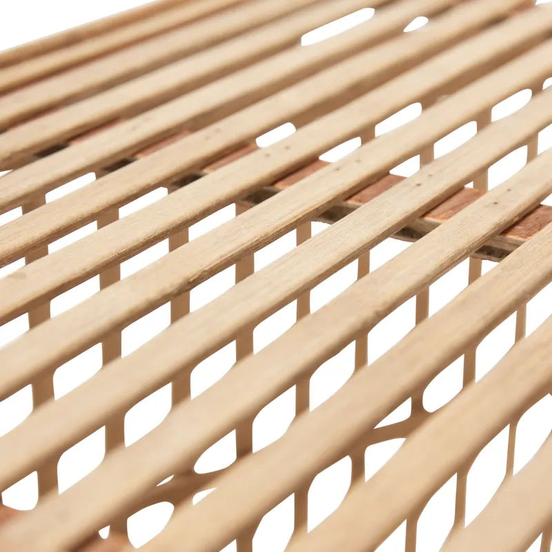 Hübsch Cheery Korbset in Naturfarben, 46 × 35 × H 27 und 52 × 40 × H 32 cm, Ansicht 7