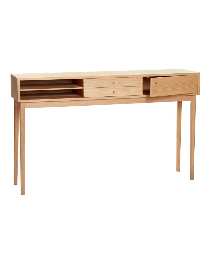 Hübsch Collect Konsolentisch in Naturfarben, 154 × 37 × H 94 cm, Ansicht 2