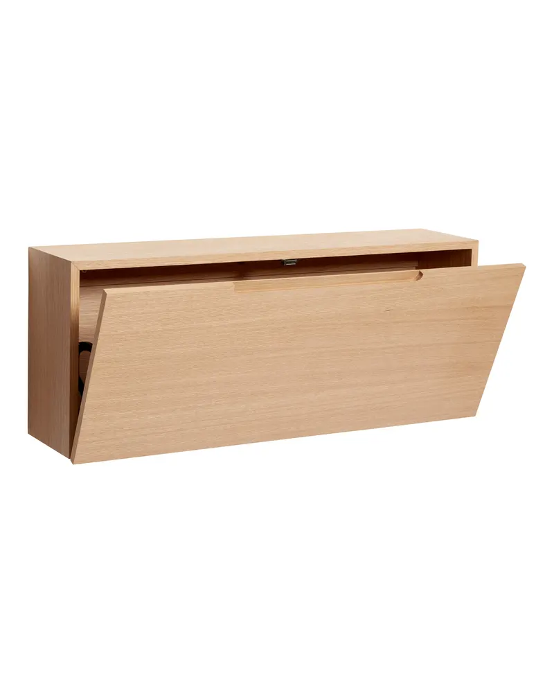 Hübsch Collect Schuhschrank in Naturfarben, 100 × 25 × H 40 cm, Ansicht 2