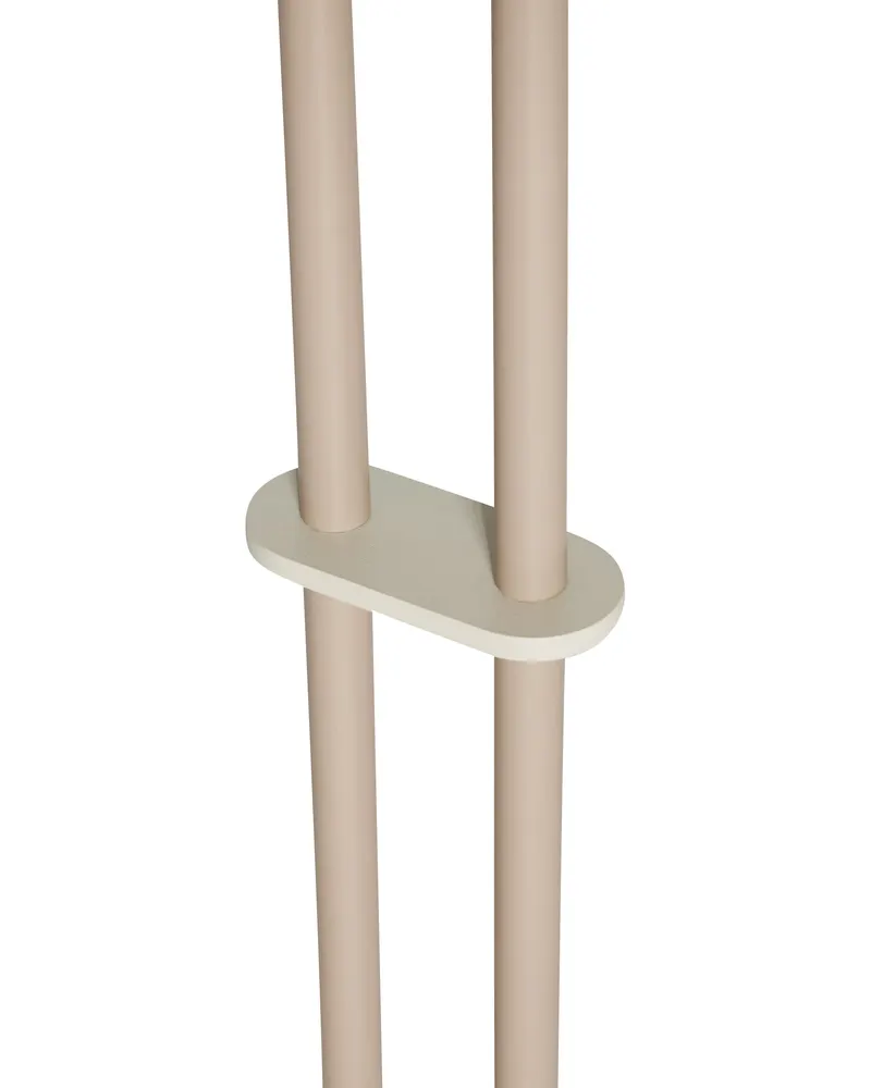 Hübsch Como Stehlampe in Beige und Weiß, 30 × 50 × H 165 cm, Ansicht 3