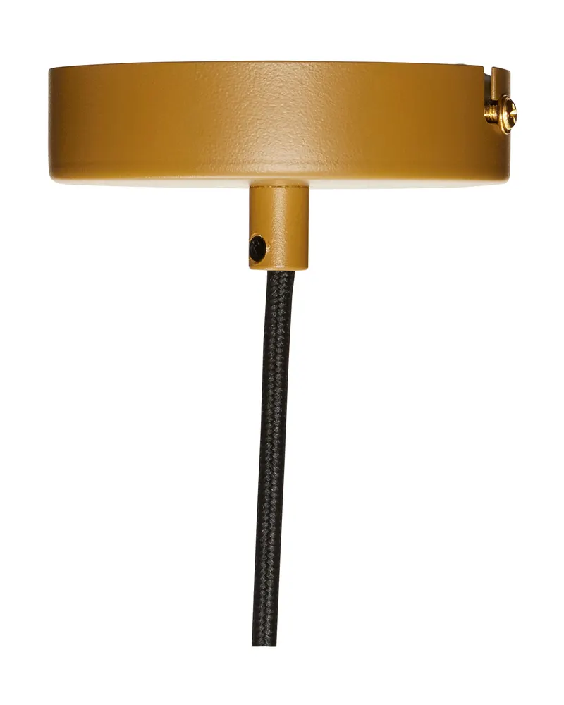 Hübsch Coney Pendelleuchte in Senffarben, Ø 40 × H 42 cm, Ansicht 2
