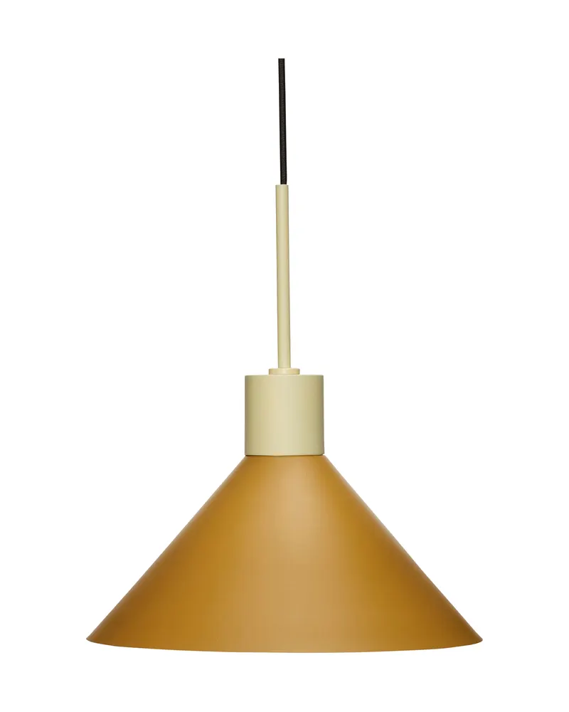 Crayon Pendelleuchte aus Eisen, Grün, Hellgrün, Rotbraun, Gelb