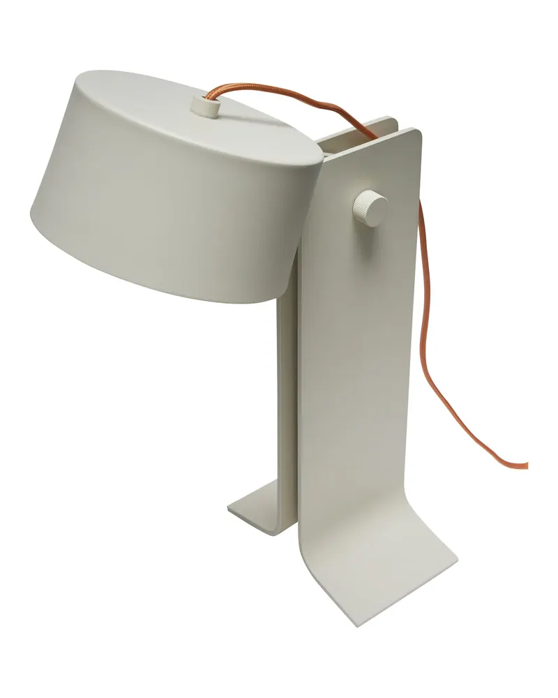 Hübsch Crea Tischleuchte in Sandfarben, 16 × 26 × H 32 cm, Ansicht 2