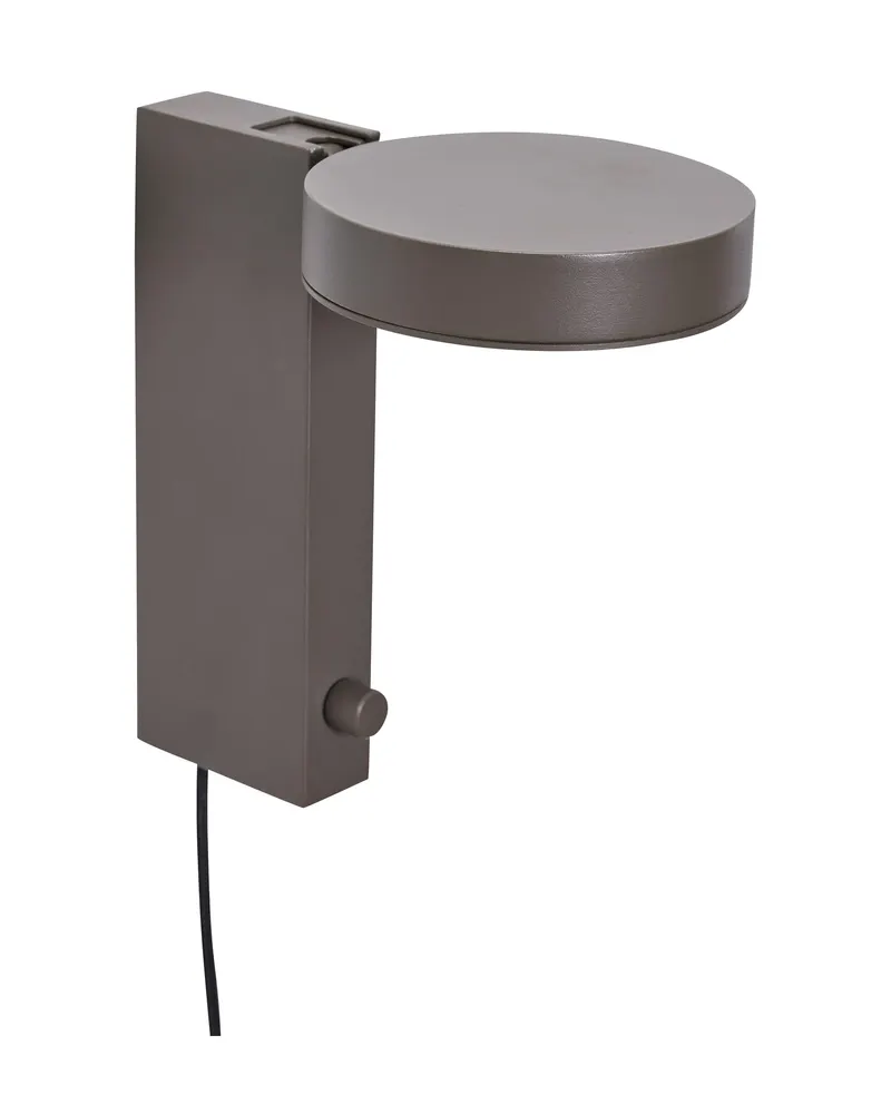 Hübsch Crea Wandleuchte in Braun, 20 × 12 × H 20 cm, Ansicht 2