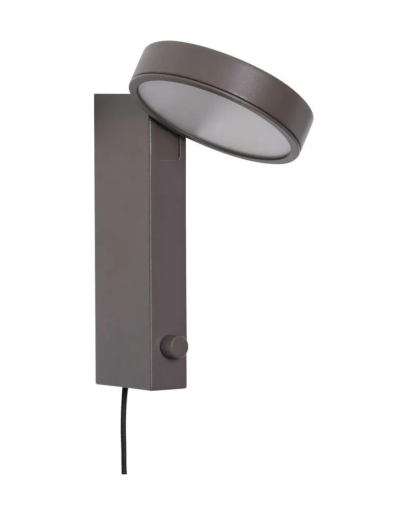 Hübsch Crea Wandleuchte in Braun, 20 × 12 × H 20 cm, Ansicht 3