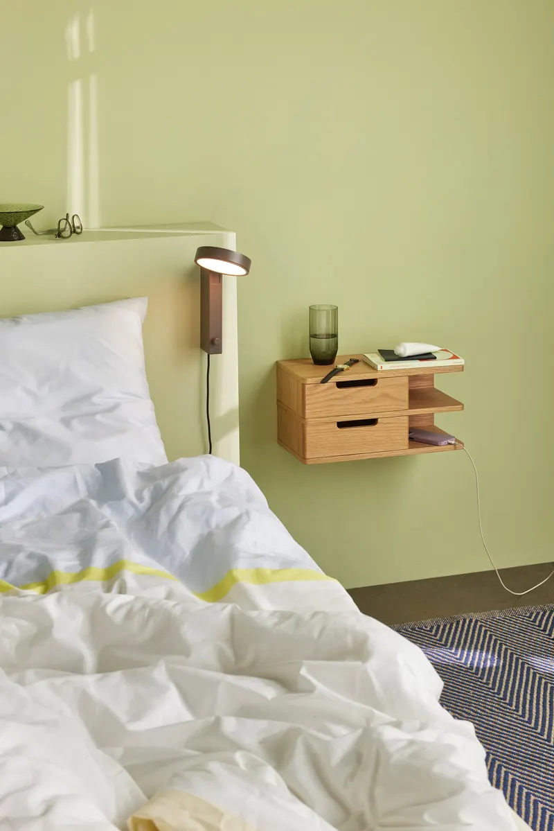Hübsch Crea Wandleuchte in Braun, 20 × 12 × H 20 cm, Ansicht 5