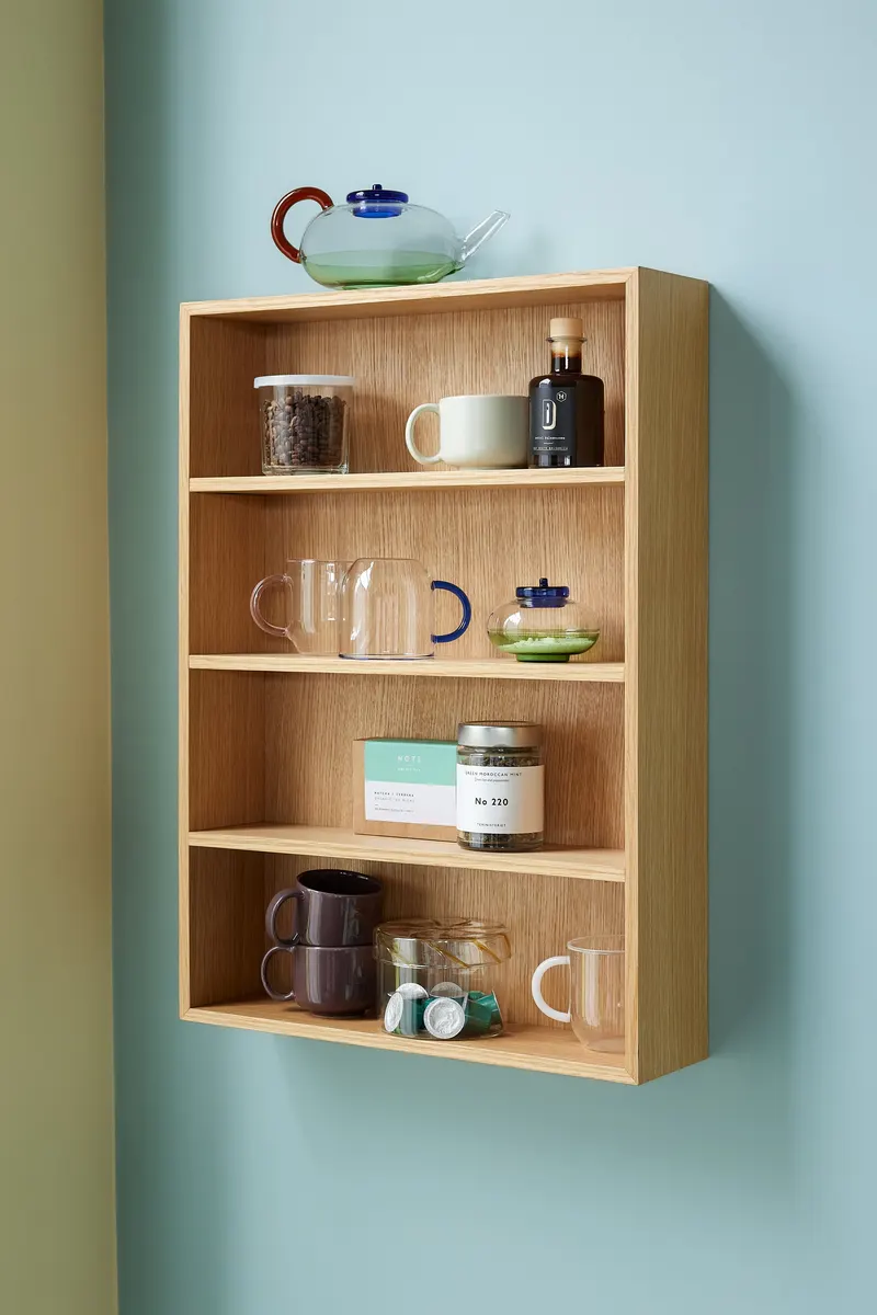 Hübsch Cubbie Regal in Naturfarben, 50 × 14 × H 70 cm, Ansicht 5