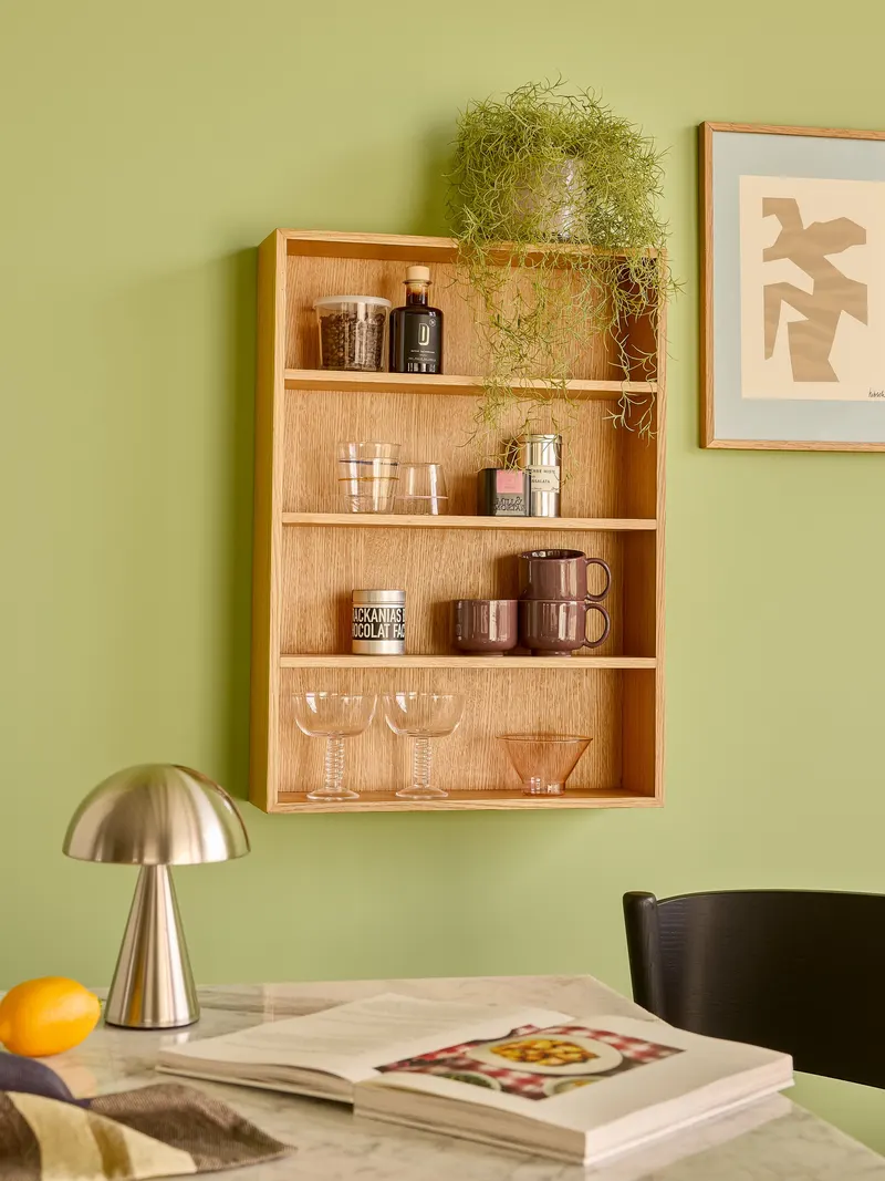 Hübsch Cubbie Regal in Naturfarben, 50 × 14 × H 70 cm, Ansicht 6
