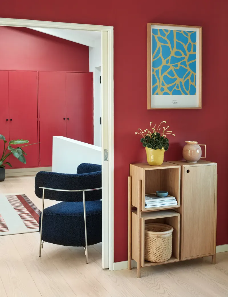 Hübsch Cube Konsolentisch in Naturfarben, 76 × 25 × H 90 cm, Ansicht 8